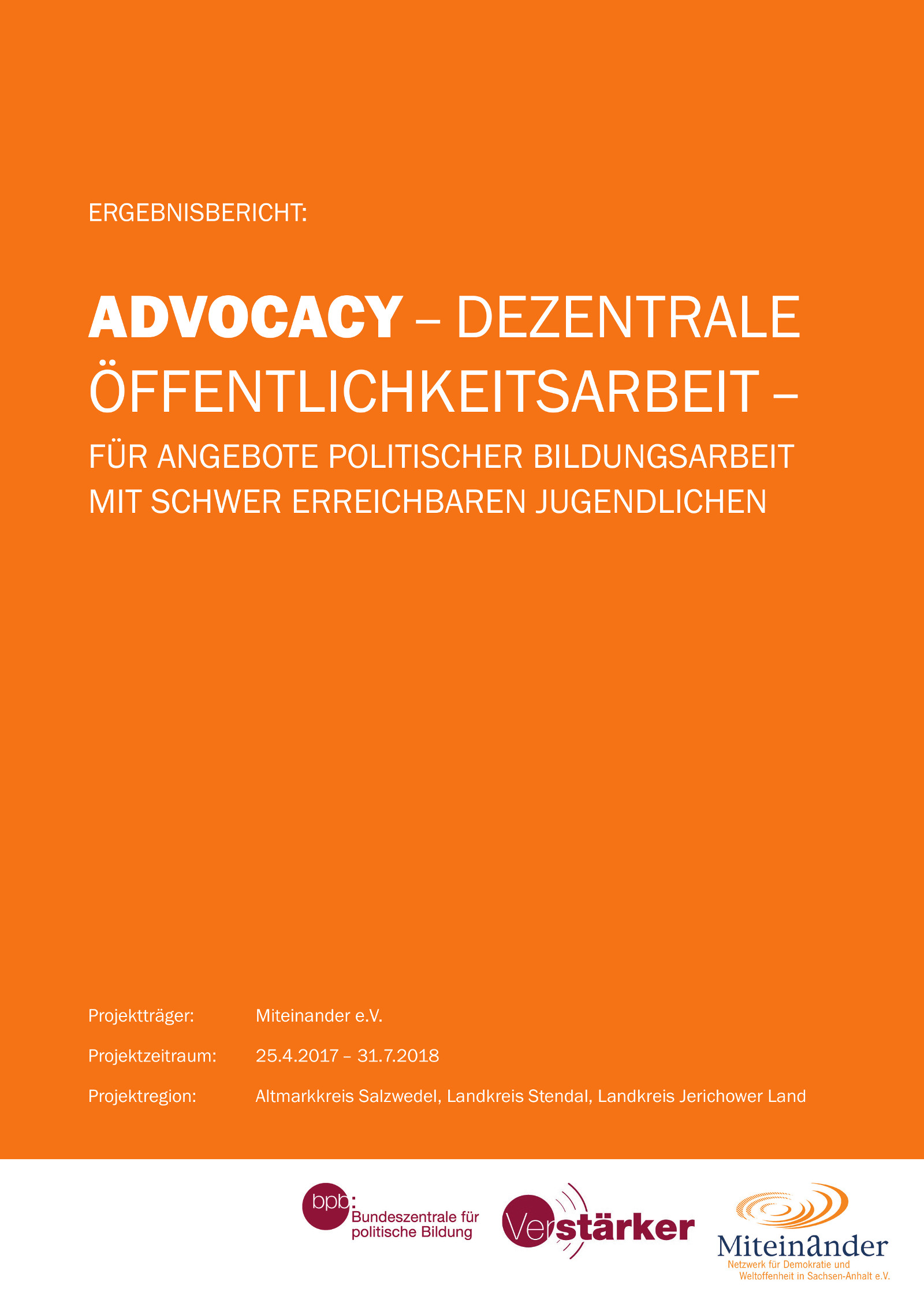 Cover ADVOCACY Public Relations
