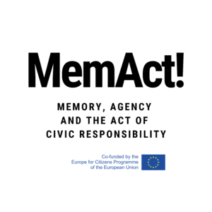 Logo MemAct! und EU Förderung