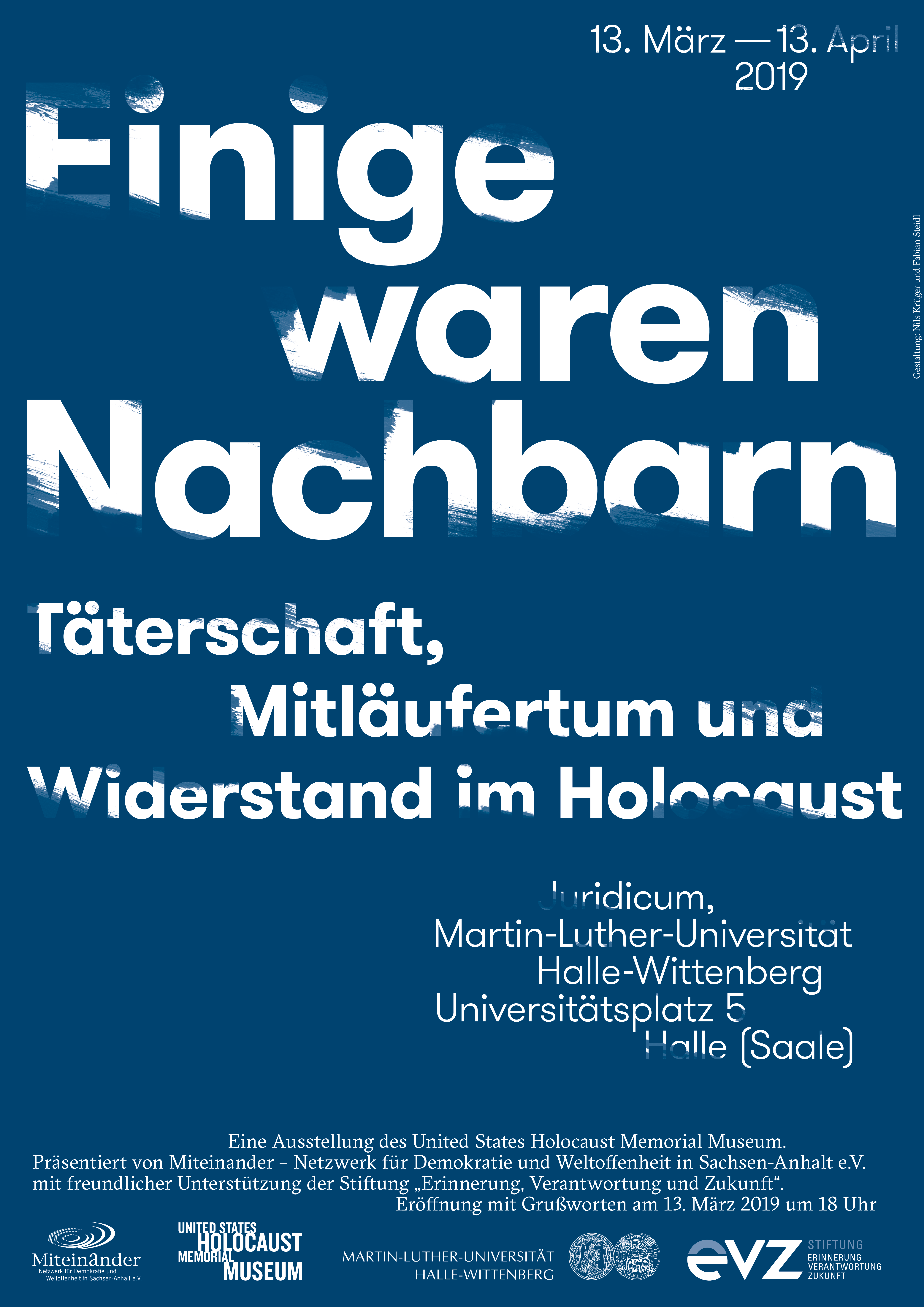 Plakat zur Ausstellung Einige waren Nachbarn