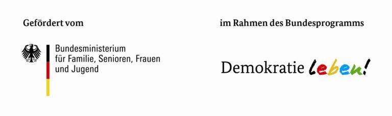 Gefördert vom Bundesministerium für Familie, Senioren, Frauen und Jugend